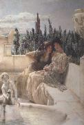 Alma-Tadema, Sir Lawrence Whispering Noon (mk23) Germany oil painting artist